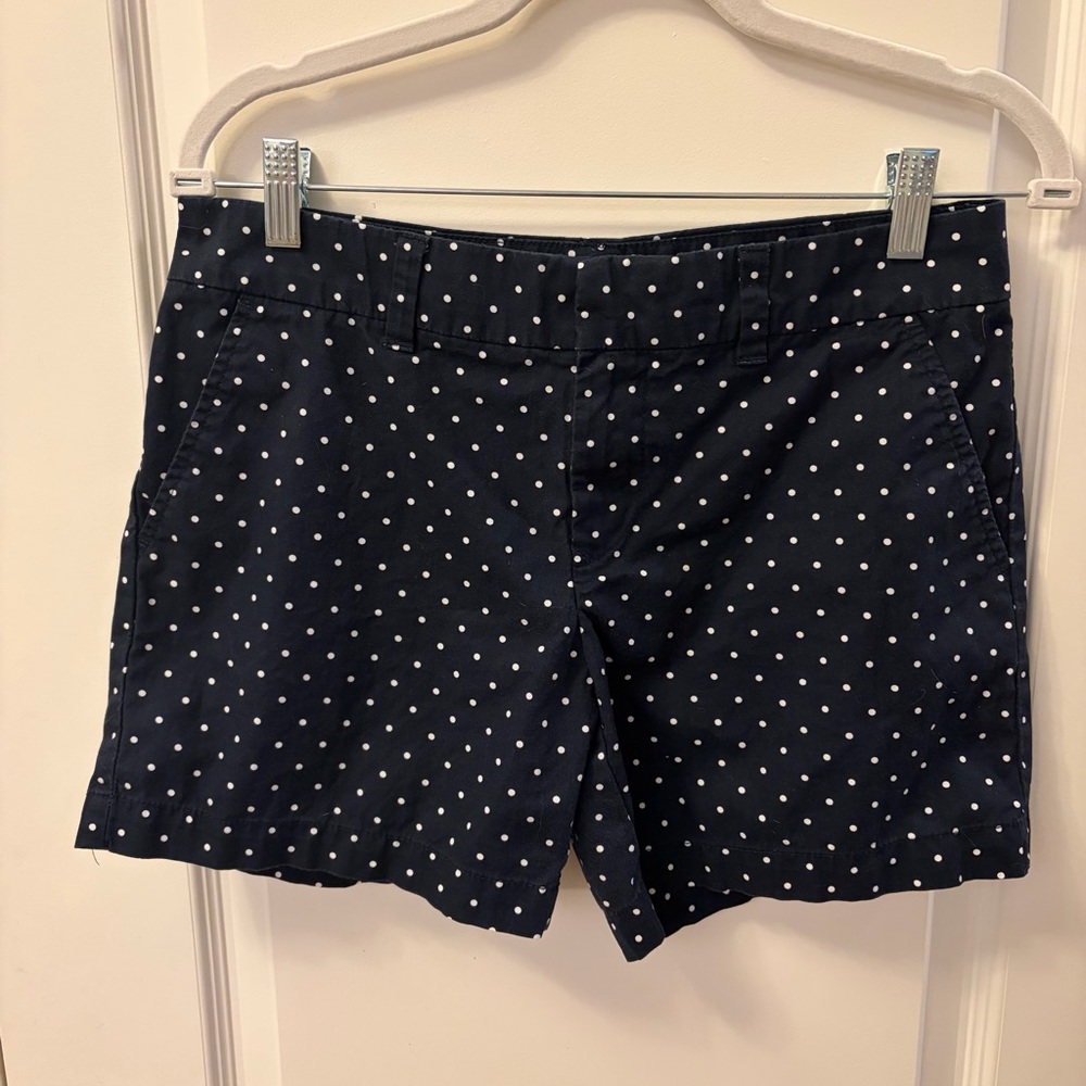 Tommy Hilfiger Navy Polka Dot Women's Shorts Size 4